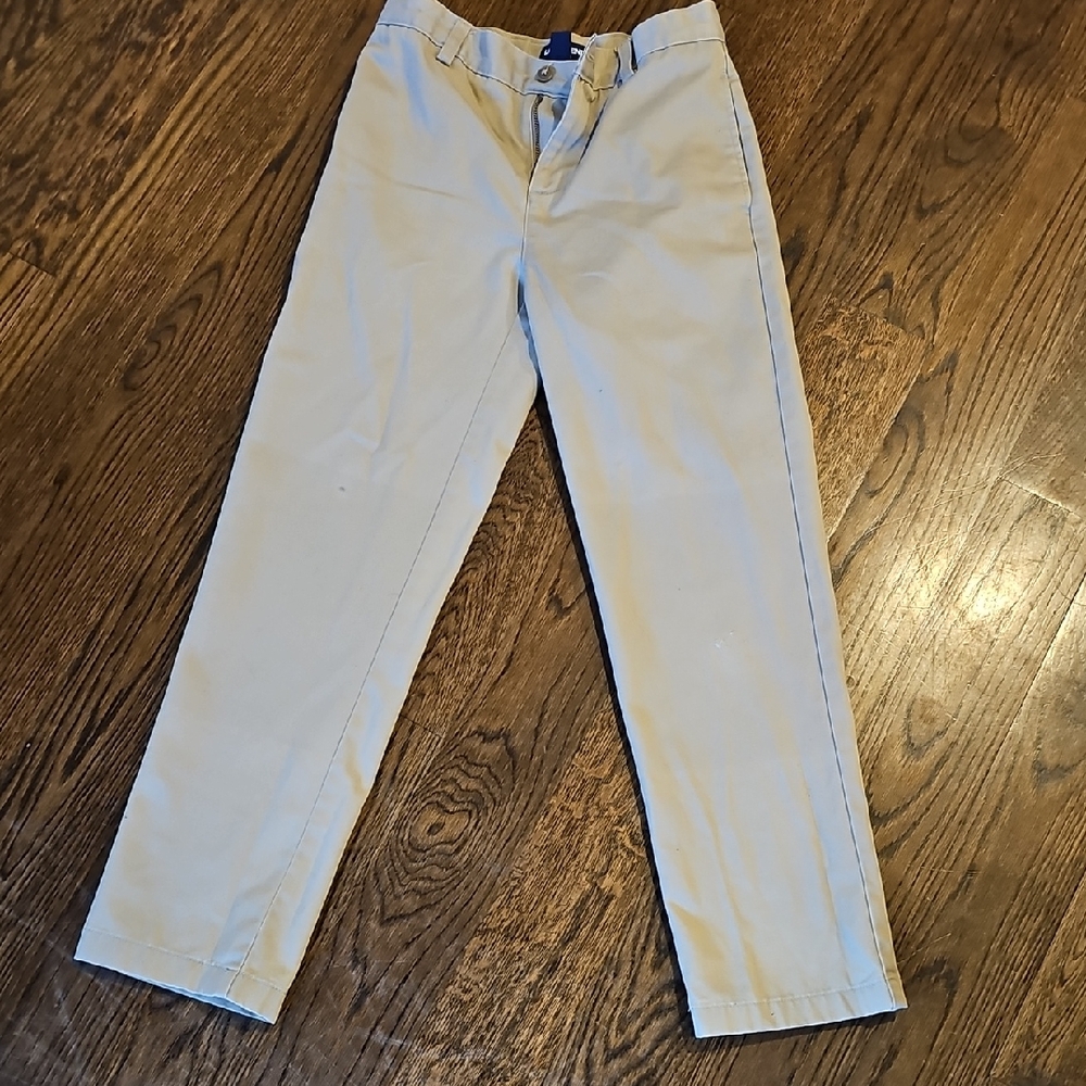 Lands' End boys Straight Chinos in Light Khaki